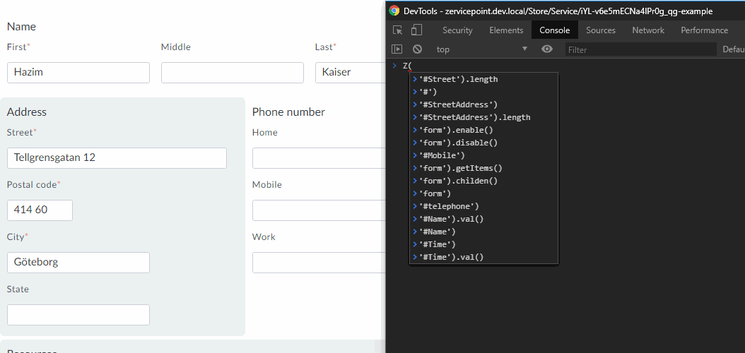 selector length