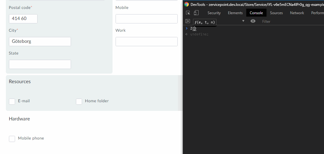 toggle visibility