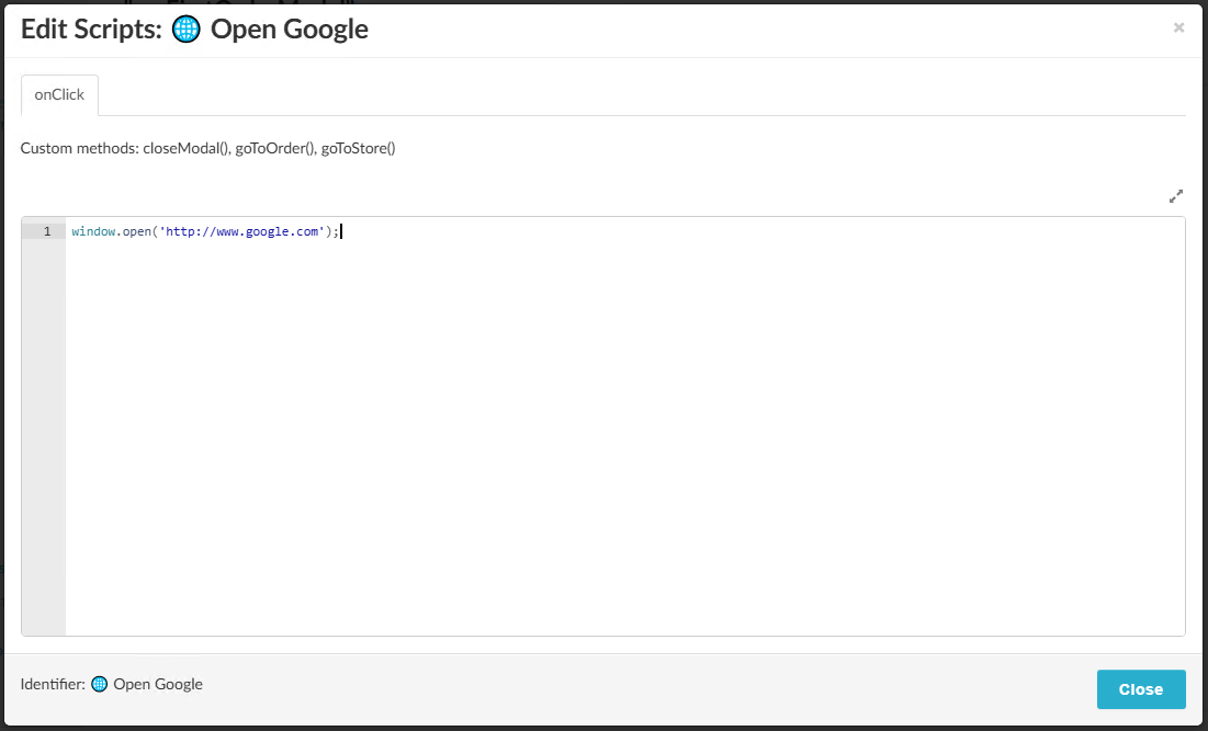 Example button